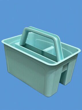 Up and Up™ Mini Caddy Desk Organizer with Top Handle, Pastel Turquoise
